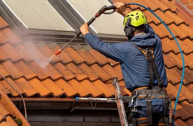 Démoussage et hydrofuge de toiture à Artaix
